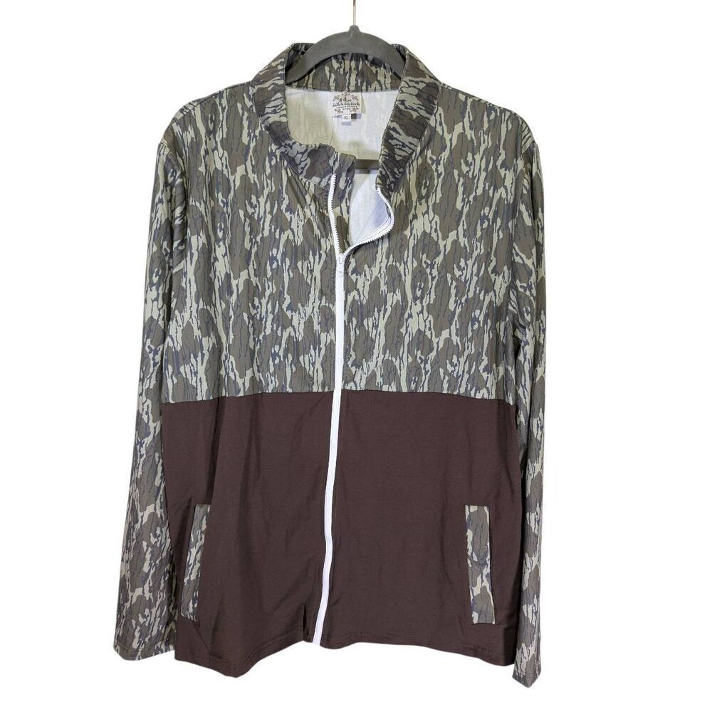 NWT Southern Sass Smocks Old Camo Windbreaker  Size XL